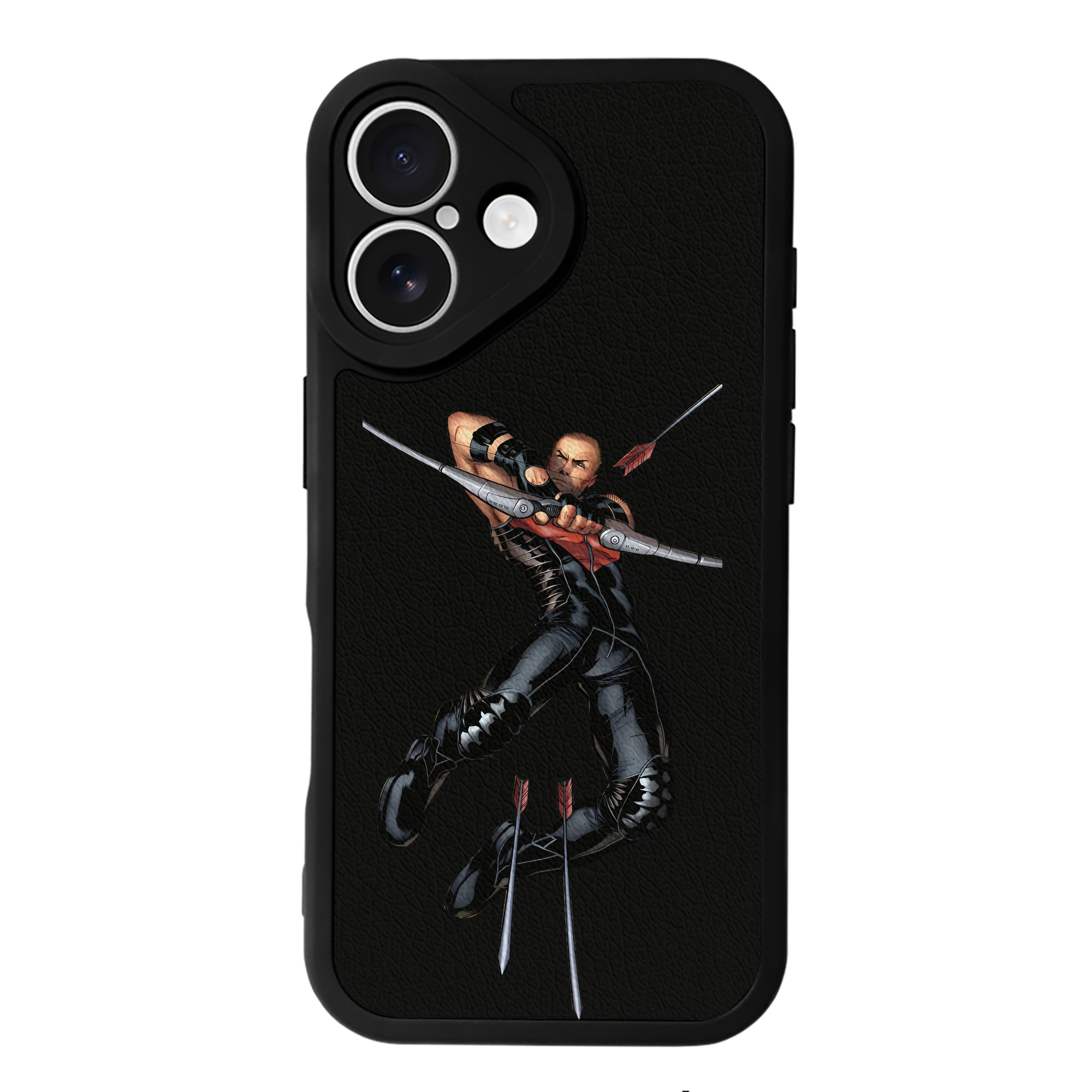 （画像用） アベンジャーズ The Avengers 【iPhone 16シリーズ対応】シリコンスマホケース（レザー調） 材質：シリコン